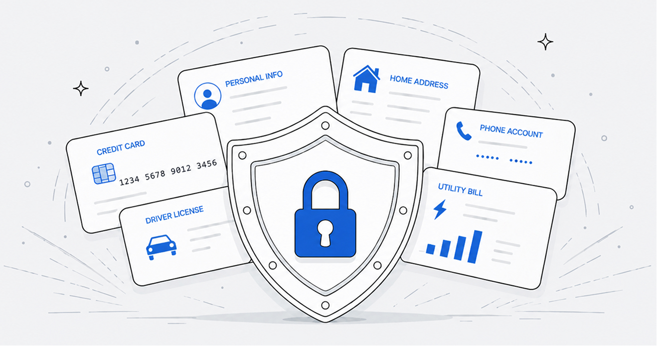 Allstate® Identity Protection — shield protecting personal information cards